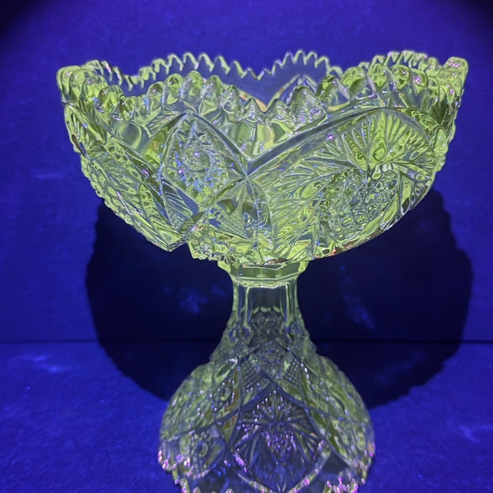 Ornate Glass Candy Dish